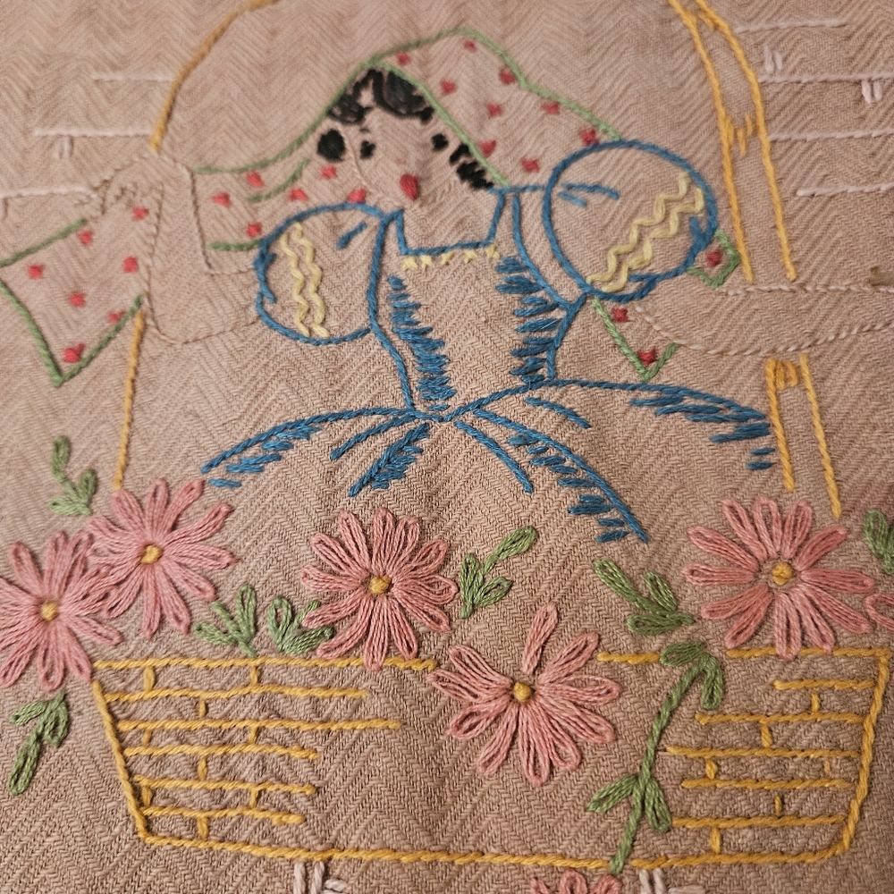 Table Runner Vintage 1950's 33" × 13" - Picture 6 of 10